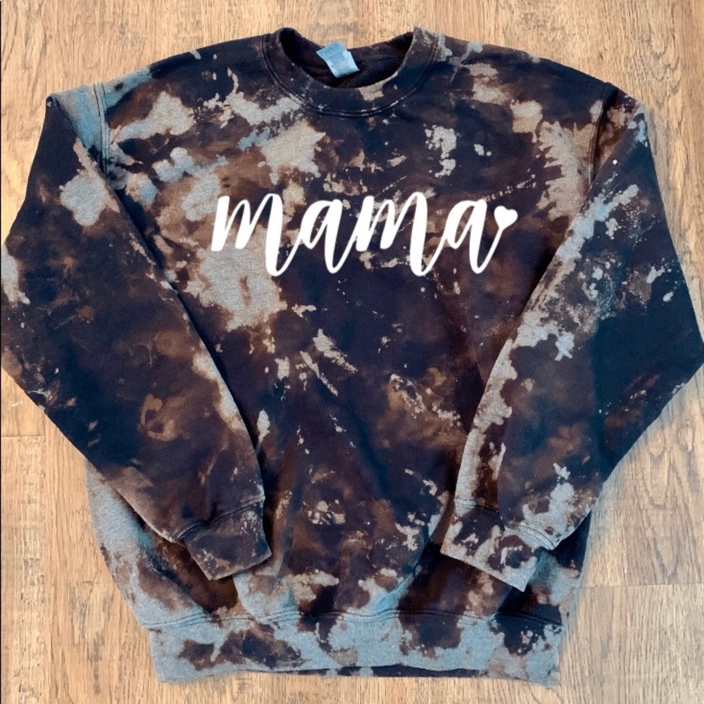 Mama bleached sweatshirt